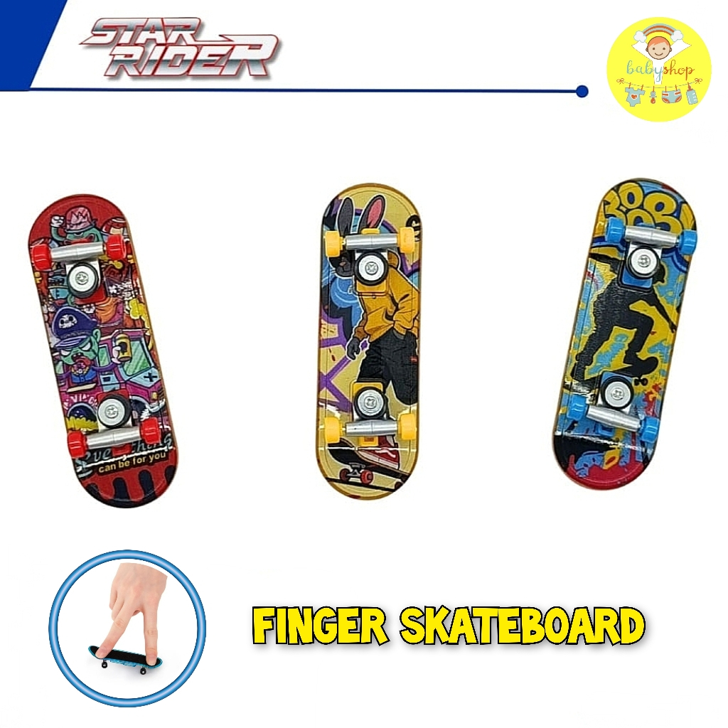 Mainan Anak Skateboard Jari Mini Skateboard