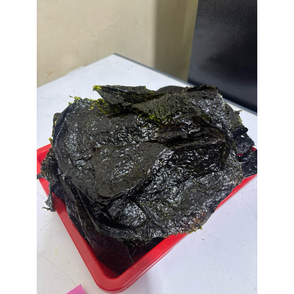 Nori potongan mama suka Rumput Laut Kiloan - Gurih, Asin, Pedas, 1kg