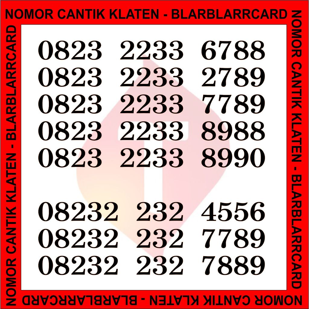 Nomer / Nomor Cantik - Perdana Telkomsel ekor NAIK 456 678 789