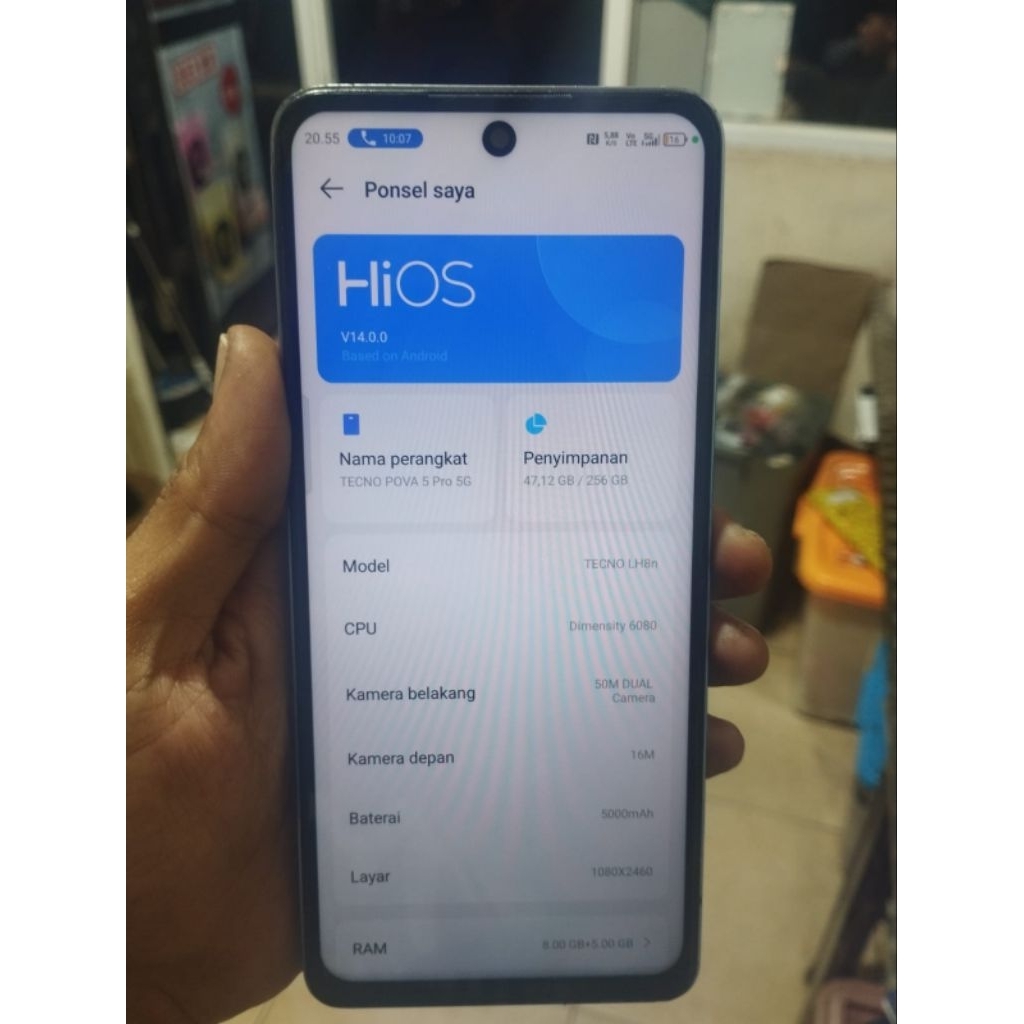 hp tecno pova 5 pro 5G