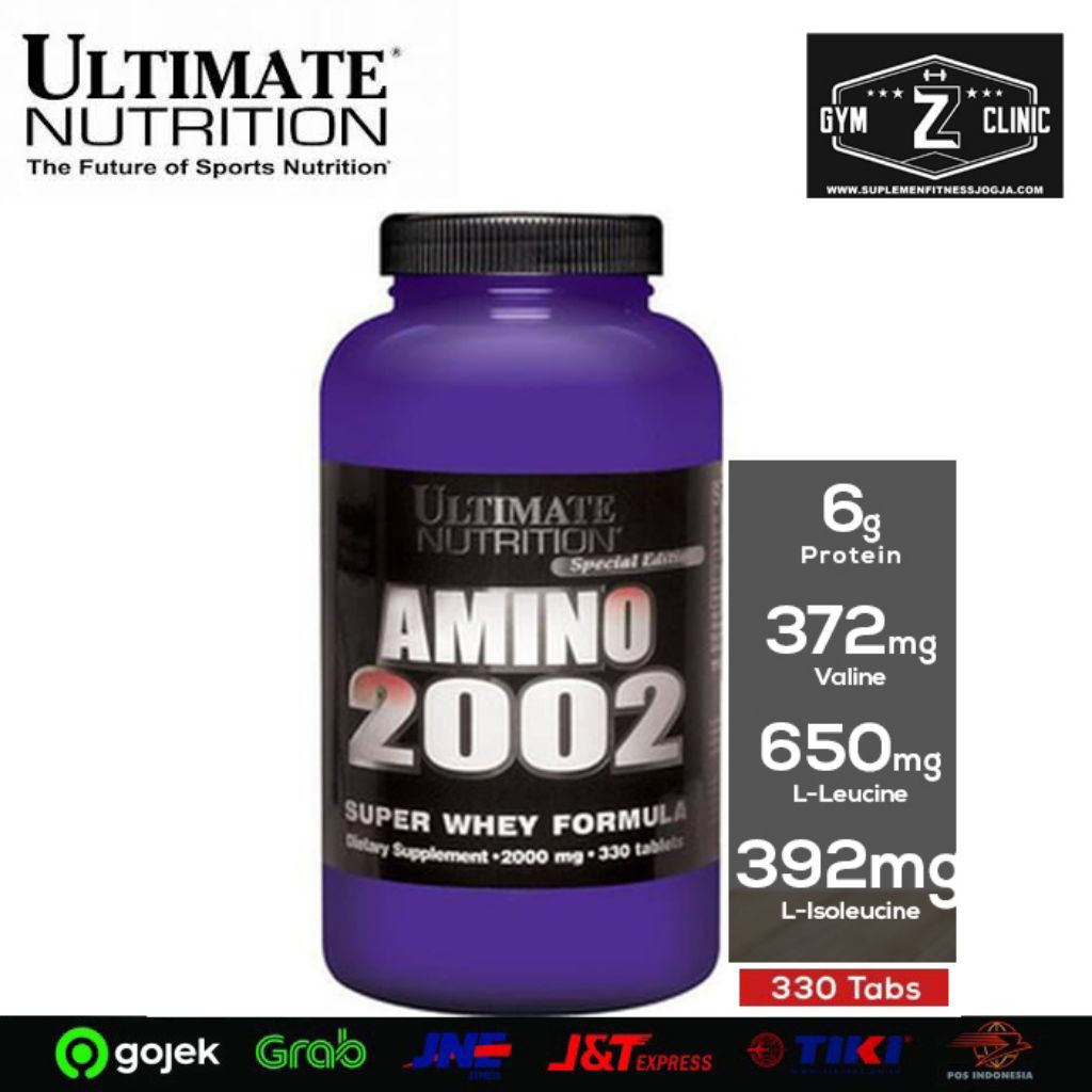 AMINO 2002 ULTIMATE NUTRITION ISI 100 TABLET 100% HERBAL ASI ORIGINAL SUPLEMEN OTOT KEBUGARAN TUBUH 