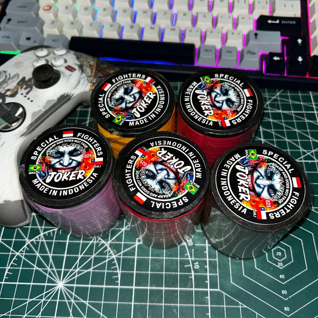 [PROMO TERMURAH] Benang Joker Gelasan Warna Random 1&2 PCS  Benang Joker Gelasan