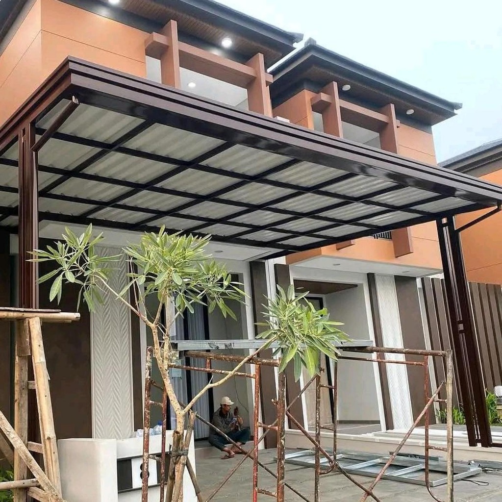 Kanopi Carport Modern untuk Rumah Masa Kini