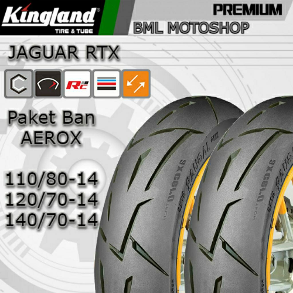 Satu set ban aerox 155 sepasang depan belakang