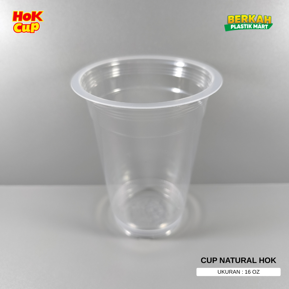 CUP NATURAL 16 OZ HOK