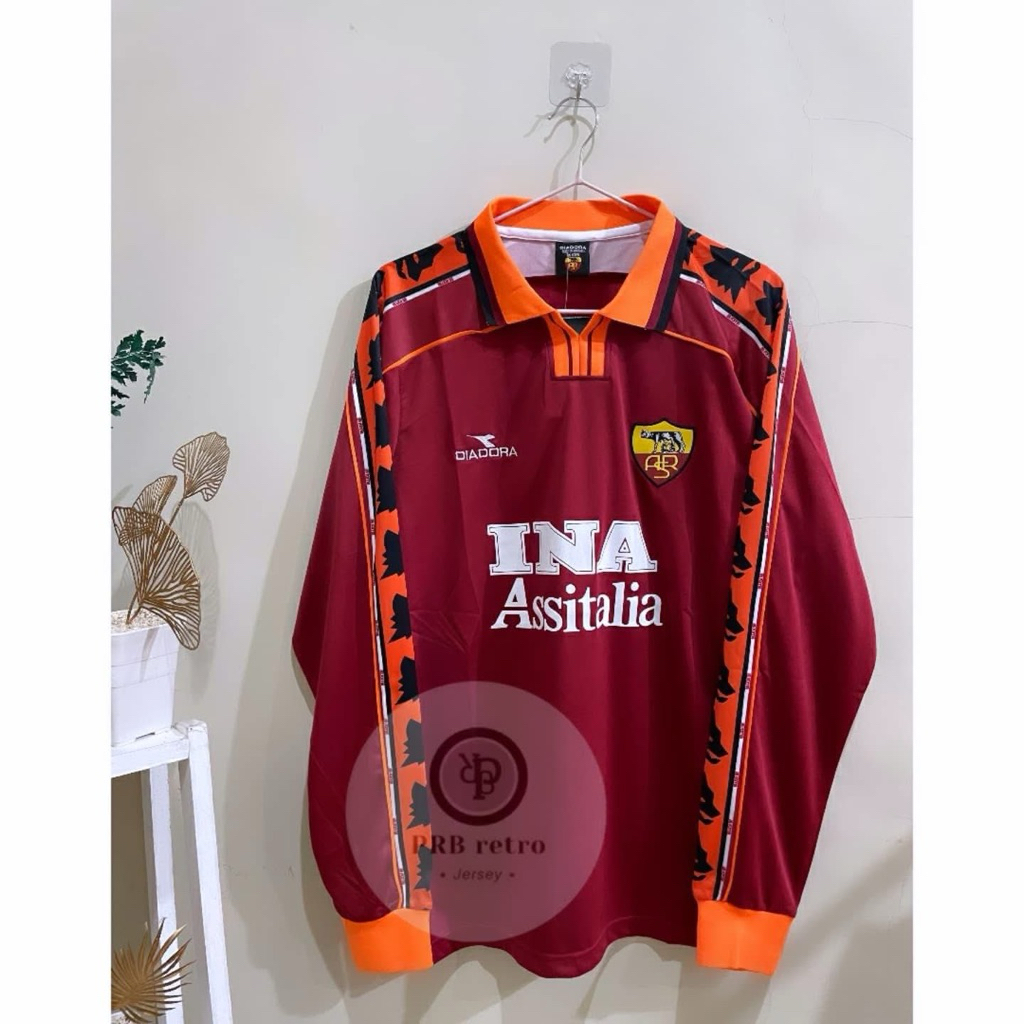 jersey retro roma 9899