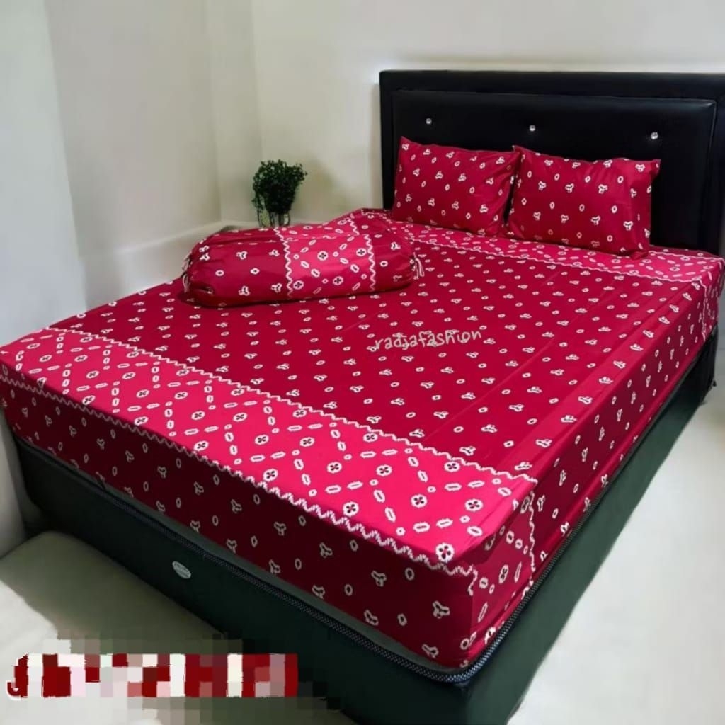 SEPRAI  BATIK JUMPUTAN TINGGI 20 CM 1 SET ISI 2 SARUNG BANTAL DAN 2 SARUNG GULING  UKURAN 90,100,120