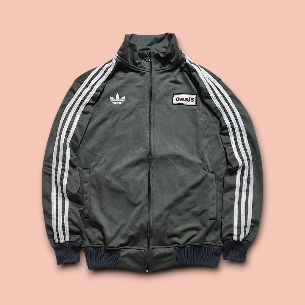 TRACKTOP JAKET ADIDAS OASIS ABU GELAP