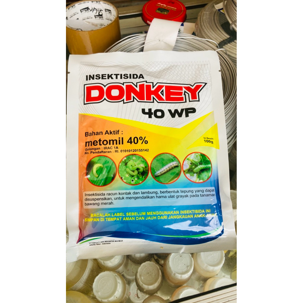 insektisida Donkey 40wp 100gr mengendalikan hama ulat