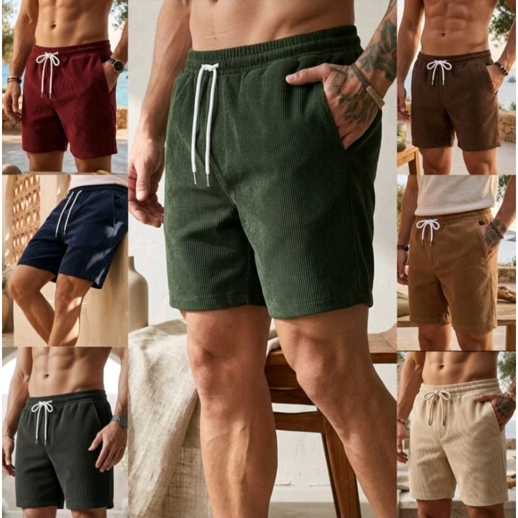 Bigsize Celana Pendek Boardshort Corduroy Bigsize jumbo/XL jb dan XXL, Paket 3 Celana Pendek Pria Pr