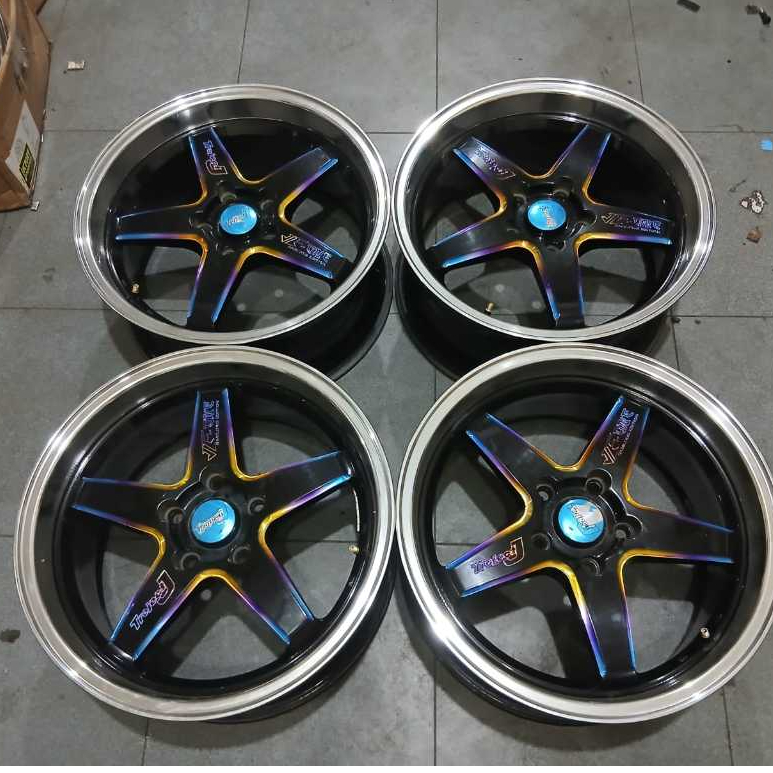 Velg jf luxury samlong r17x8 5x114,3 et38 untuk inova, rush, terios, xpander, hrv, wuling,dll