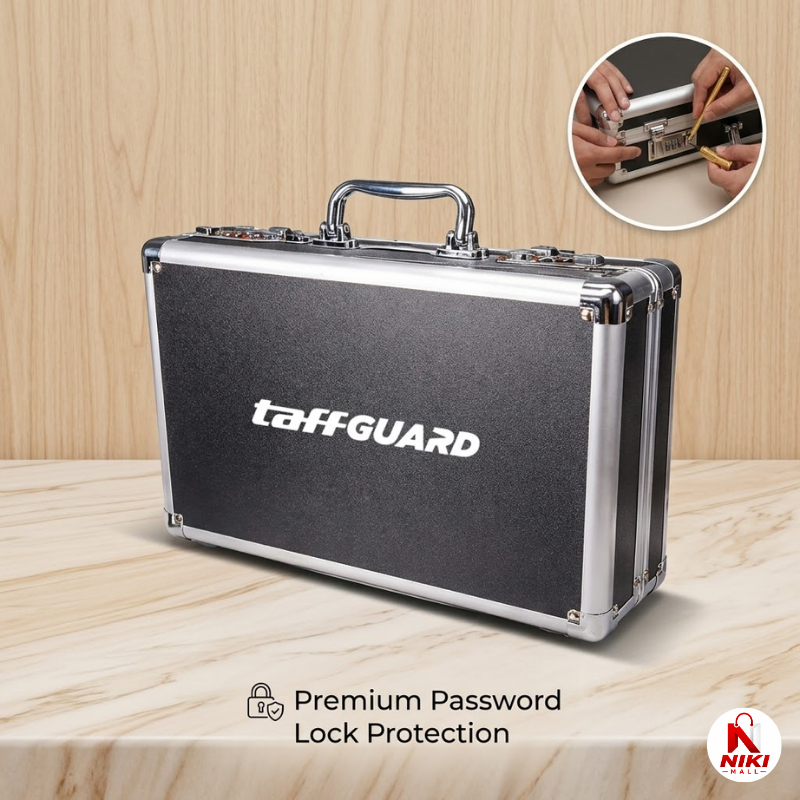 Koper Hard Case Dokumen Penting Anti Air Aluminium Brankas Penyimpanan File Sertifikat Kunci