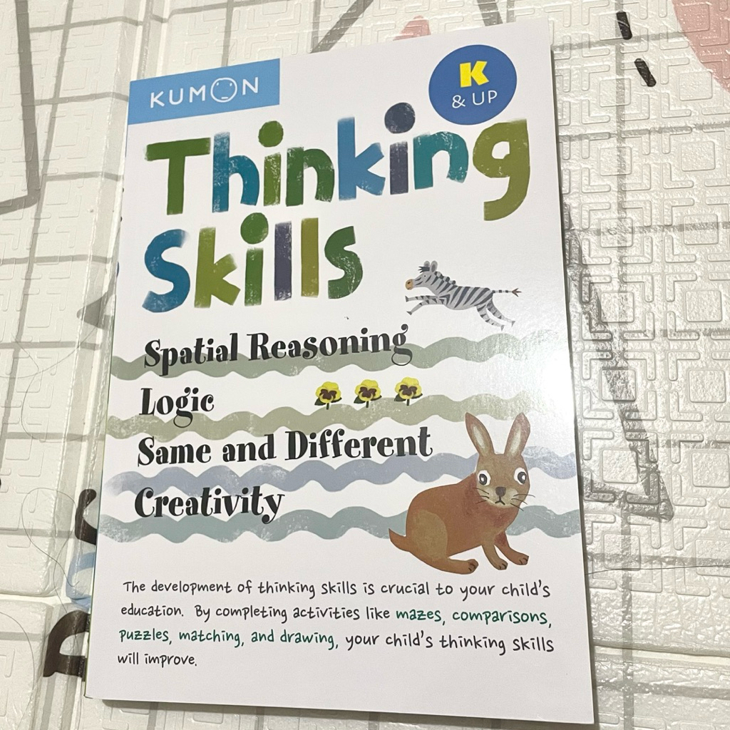 ORIGINAL Buku Kumon Thinking Skills K