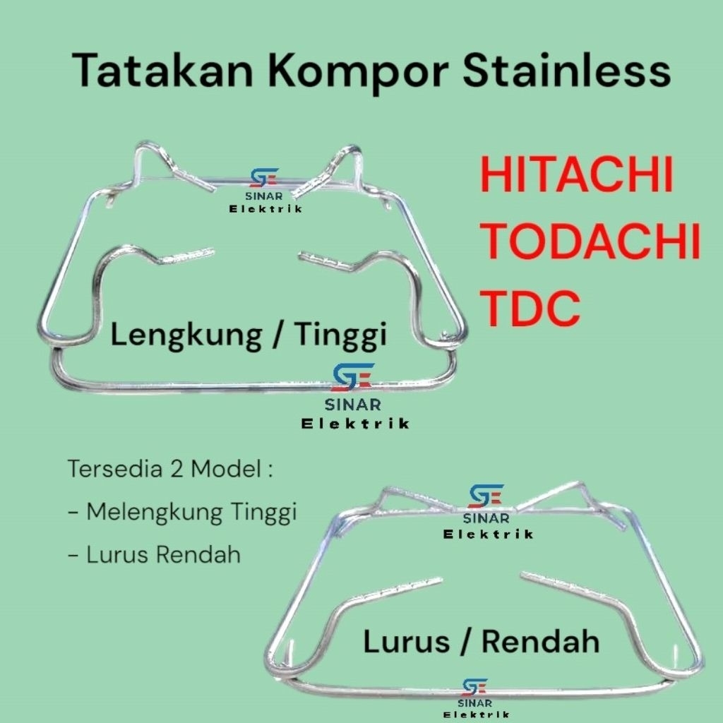 Tatakan Stainless Kompor Gas Hitachi / Dudukin Tungku Todachi / TDC Stainless | Tatakan Kaki Kompor 