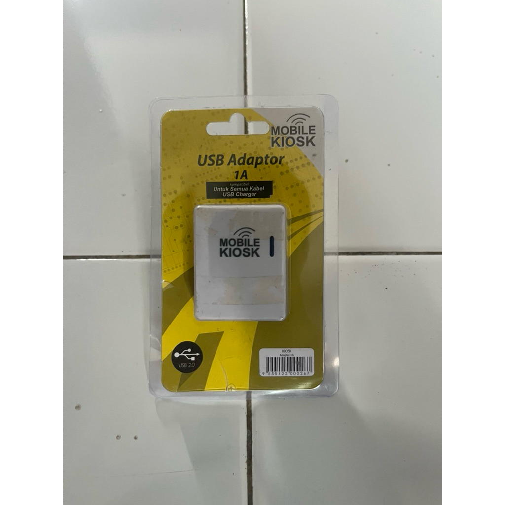 Mobile Kiosk Adaptor 1A Fast Charging Dual USB