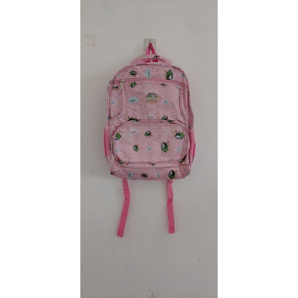 tas ransel sekolah anak perempuan pink ori fortune