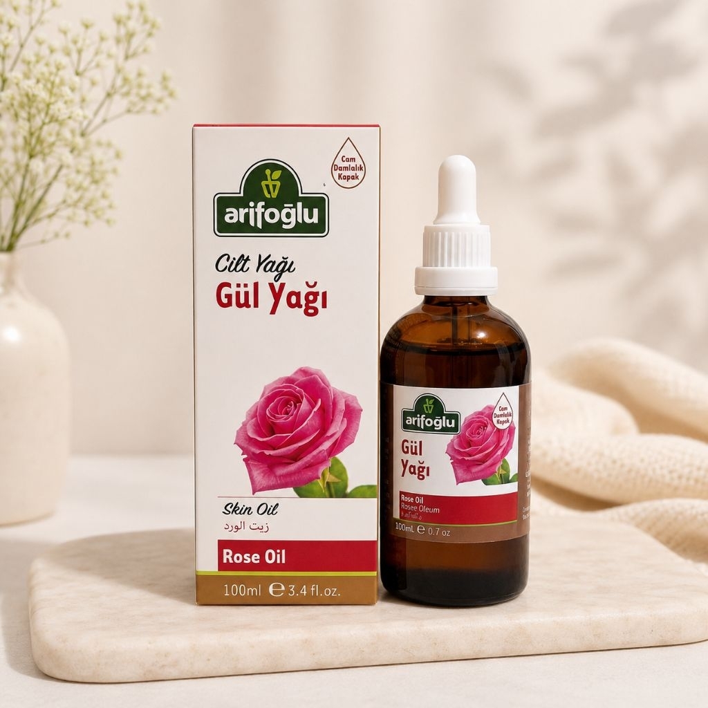 Arifoglu Rose Oil 100ml 20 ml 30 ml Minyak mawar turki 100%