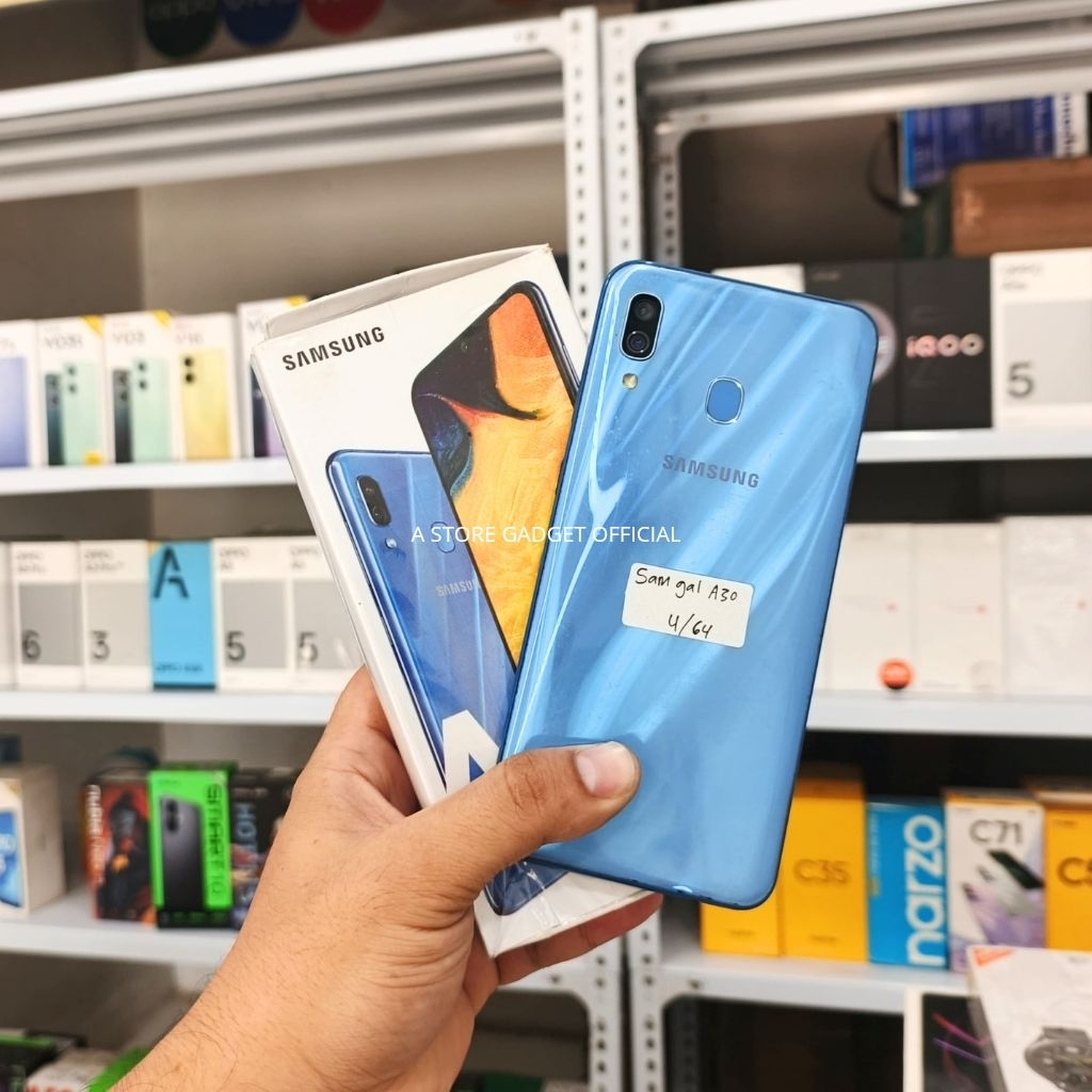 SAMSUNG GALAXY A30 4/64 SECOND FULLSET ORIGINAL