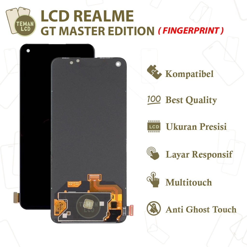 LCD Realme GT Master Edition FINGERPRINT - Original 100% Fullset Touchscreen