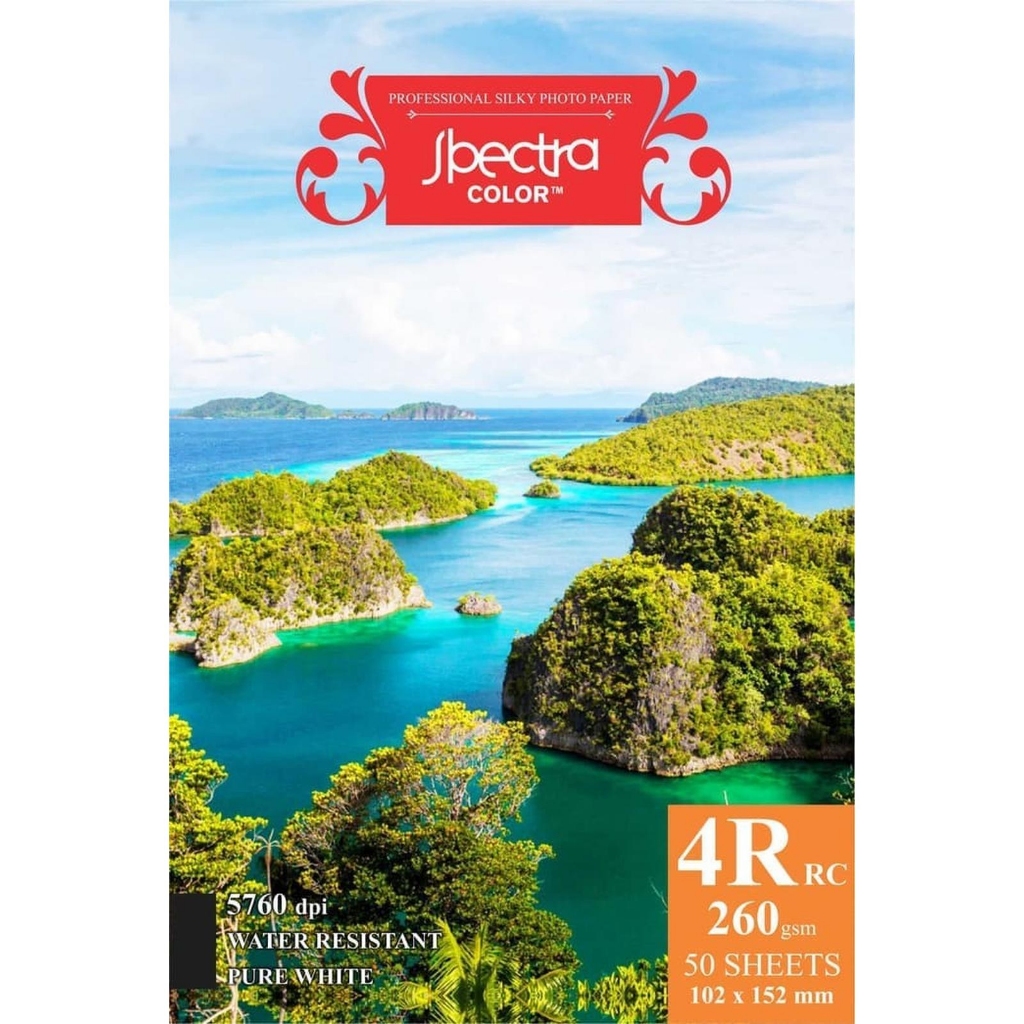 Spectra Professional Silky Photo  4R - 260 Gram / Kertas Spectra Profesional Foto Silky 260 Gsm