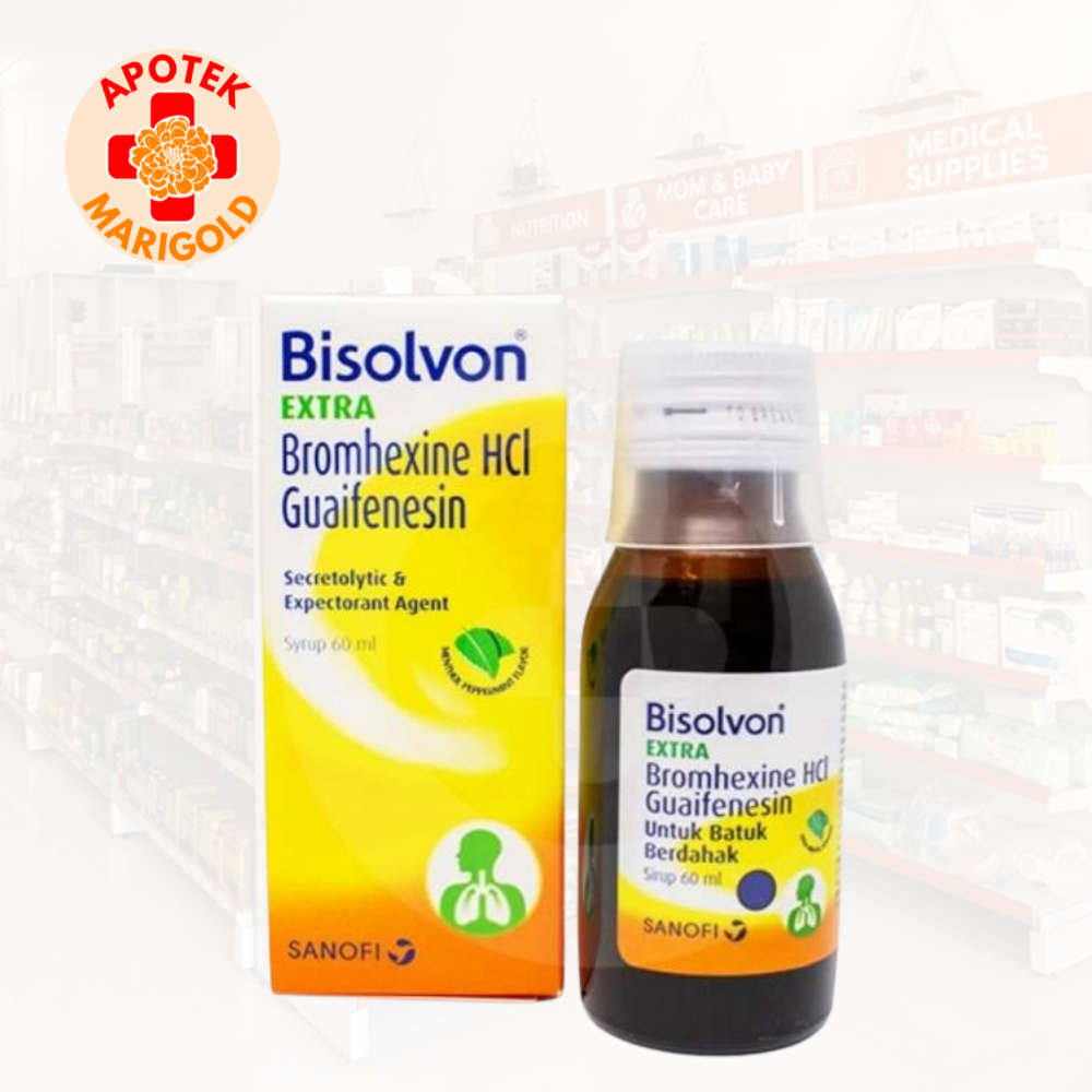 Bisolvon Extra Sirup -  Meredakan Batuk Berdahak