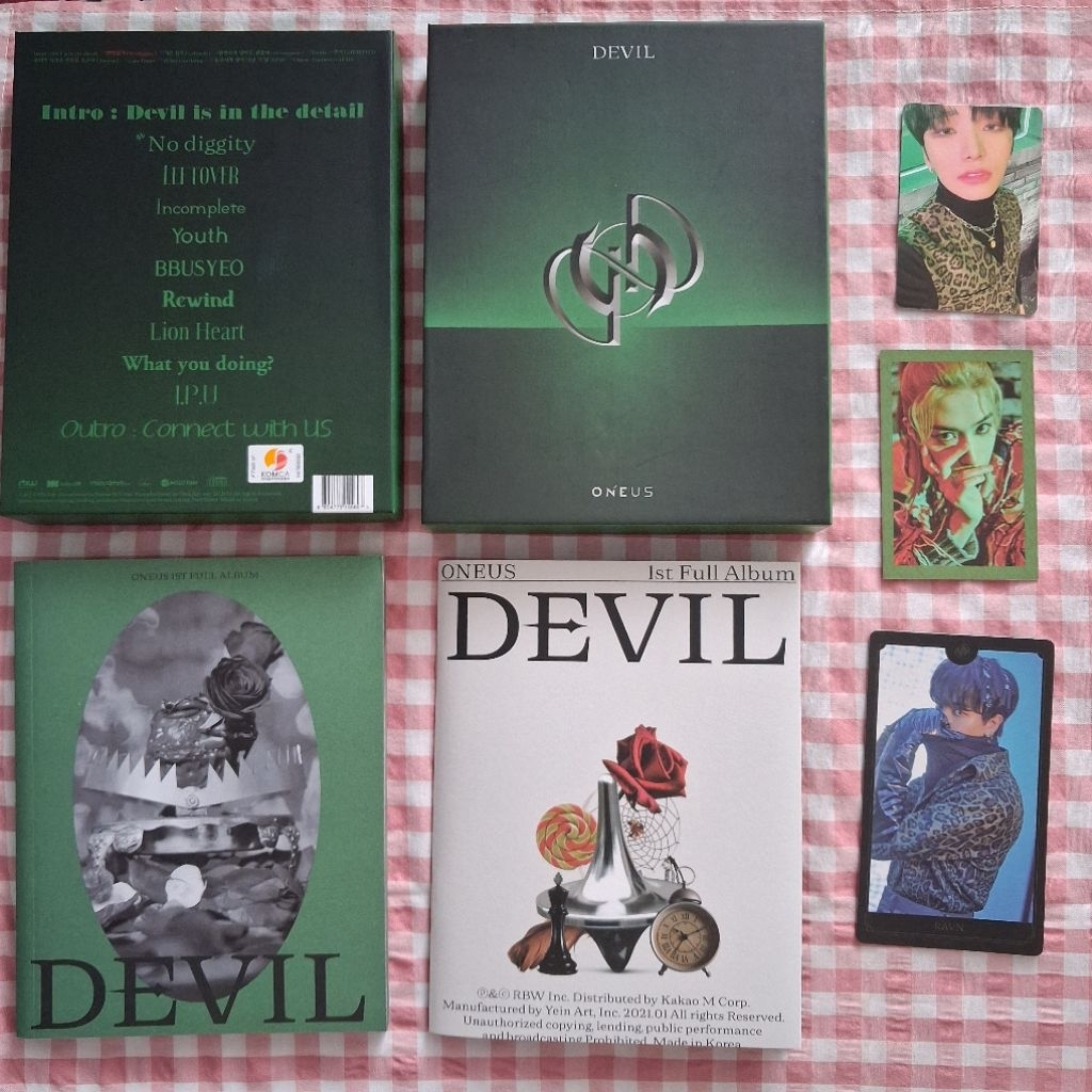 ONEUS - DEVIL [1st FULL ALBUM] (BACA DESKRIPSI)