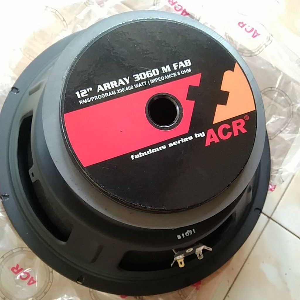 SPEAKER ACR FABOLUS 12" TYPE 3060 200/400WATT komponen audio sound system