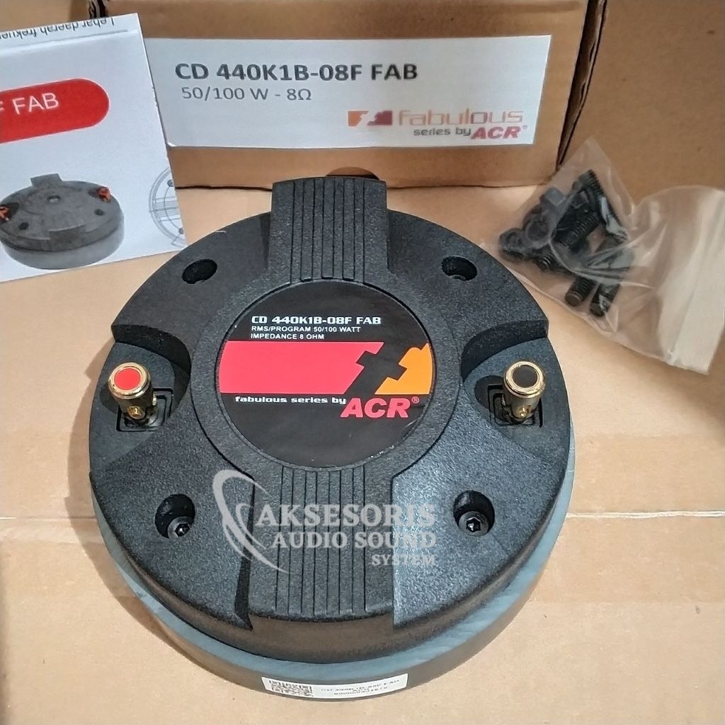 Driver Tweeter ACR Fabulous CD 440K1B-08F 50/100 Watt 1.75in Kualitas Bagus Bersih