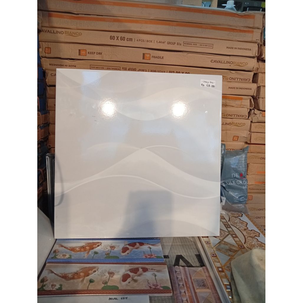Keramik Lantai Kilap IKAD 40x40 Ikad Sx Daina Grey