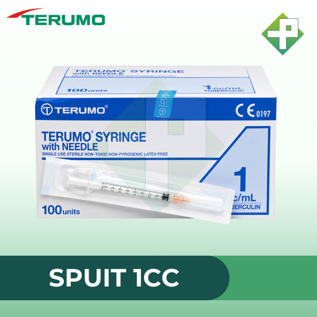 Terumo - Spuit 1cc Tuberculin Needle 26G Box isi 100 | PENTALOGY