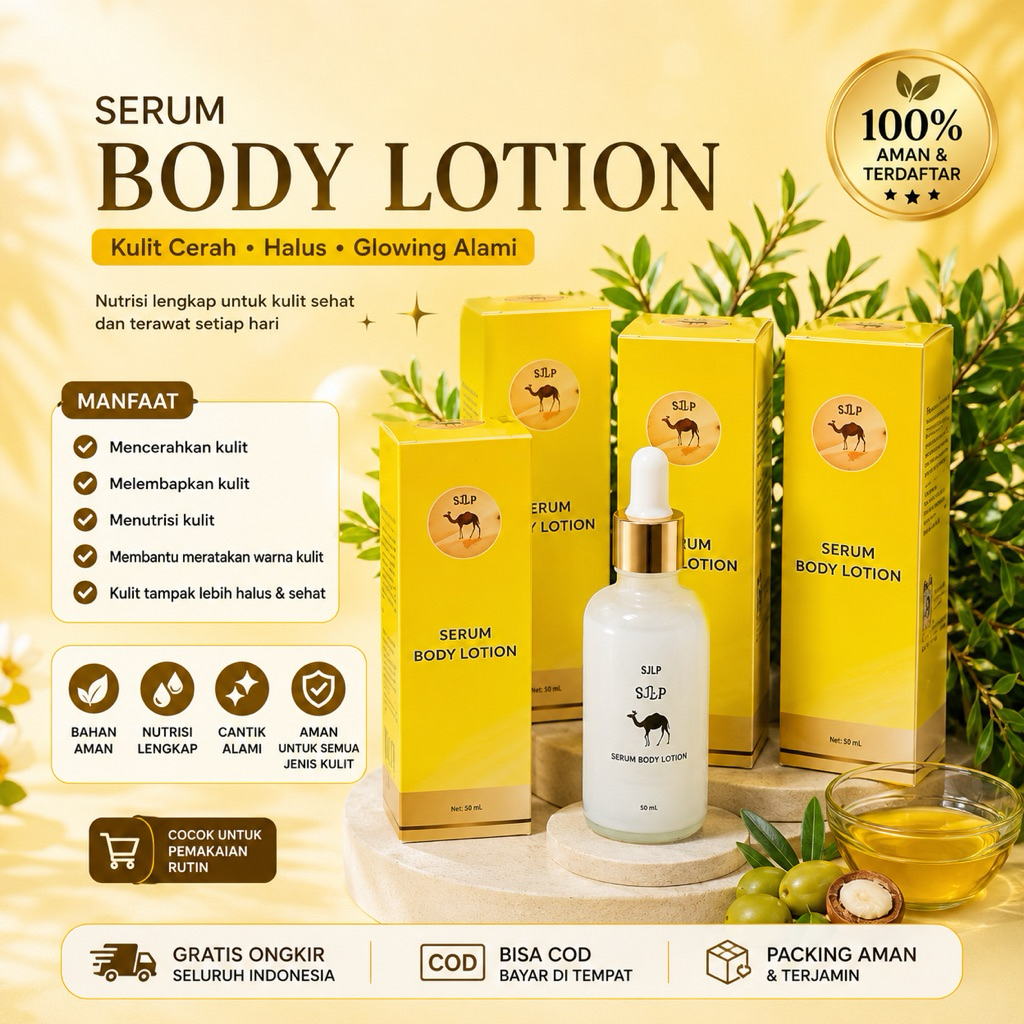 SERUM DUBAI LOTION BPOM ORGINAL/SERUM BADAN DRP