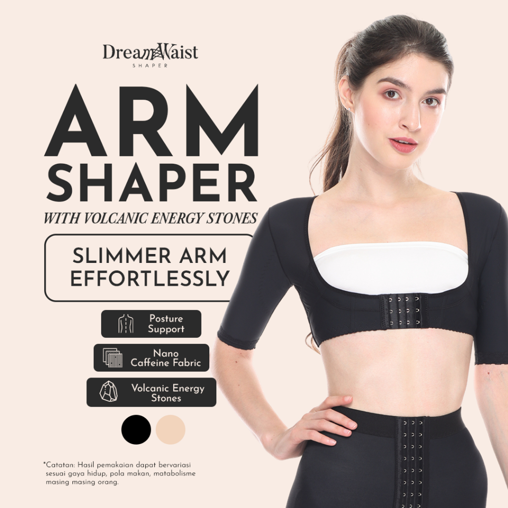 DreamWaist - Arm Shaper with Volcanic Energy Stones - Korset Lengan