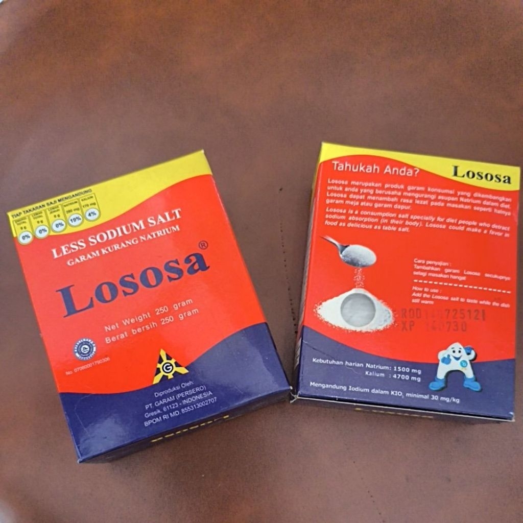 GARAM DARAH TINGGI LOSOSA 250 gr / Garam Hipertensi / Orang Sehat