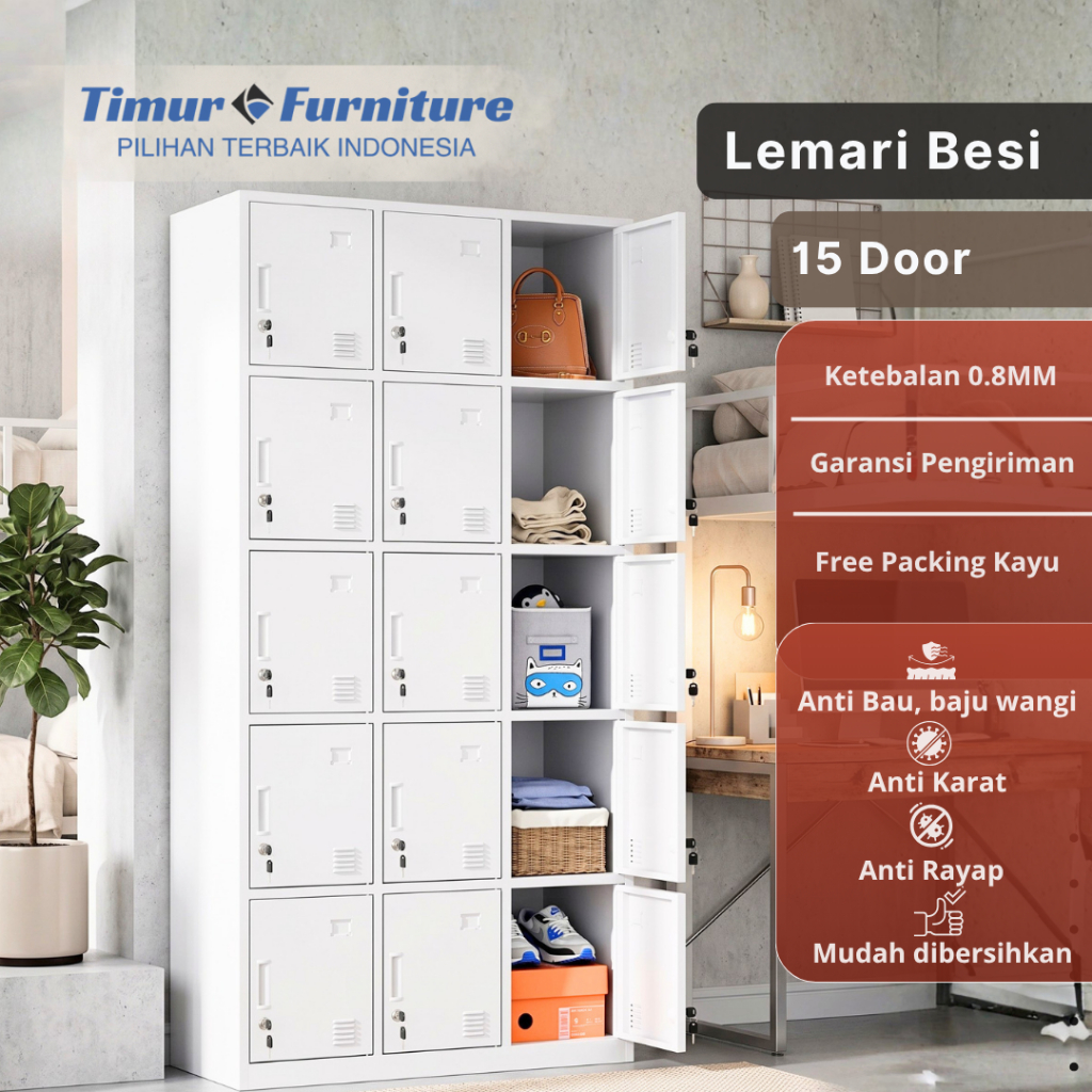Loker Lemari 15 Pintu Lemari Arsip Lemari Arsip Kantor Lemari Arsip 15 pintu Lemari Sepatu