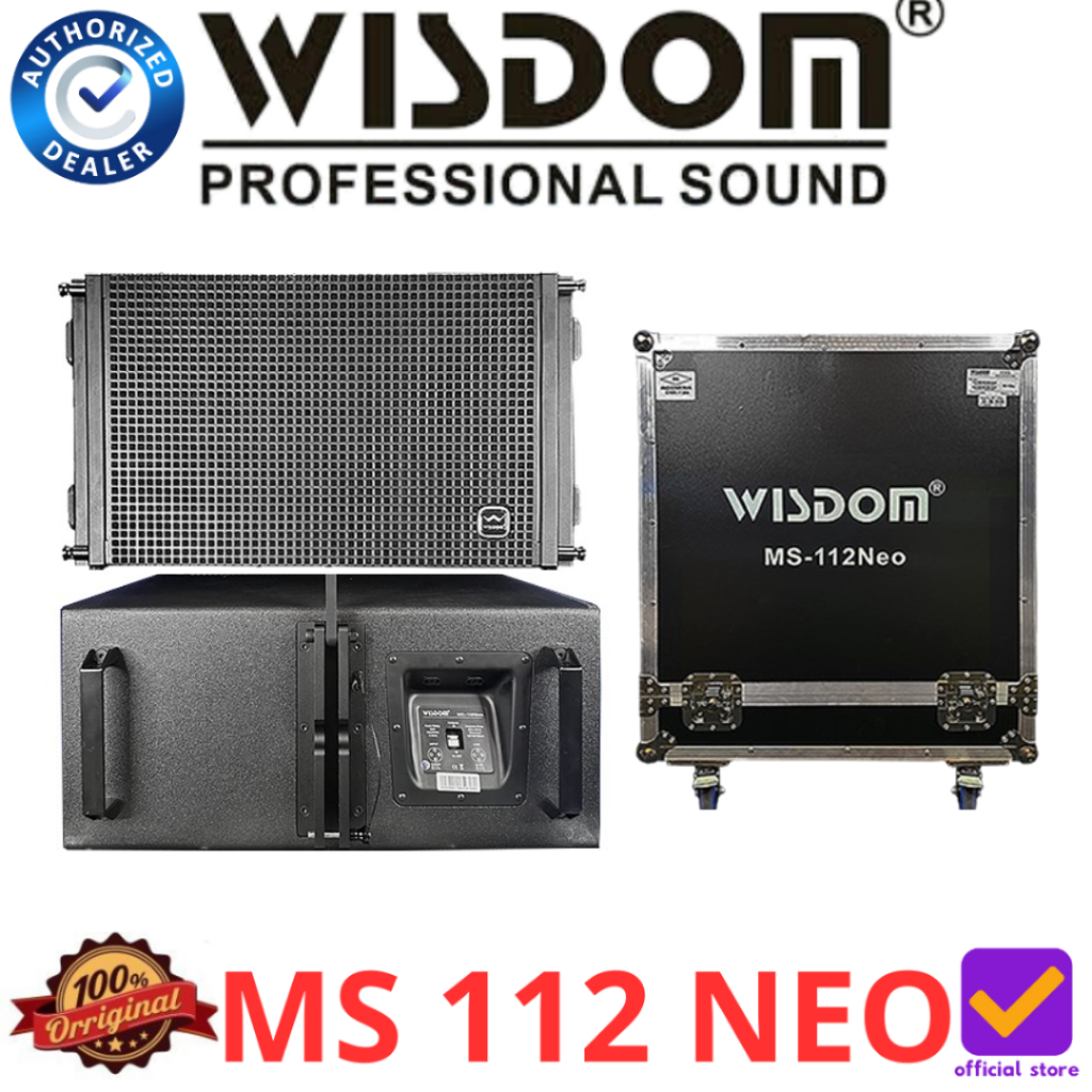 Speaker Wisdom MS 112 NEO Line Array MS-112-NEO Speaker Pasif Wisdom MS112-Neo