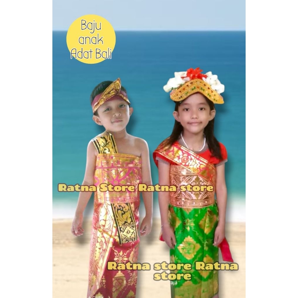 Baju Adat Bali Anak / Kostum Adat Bali Anak
