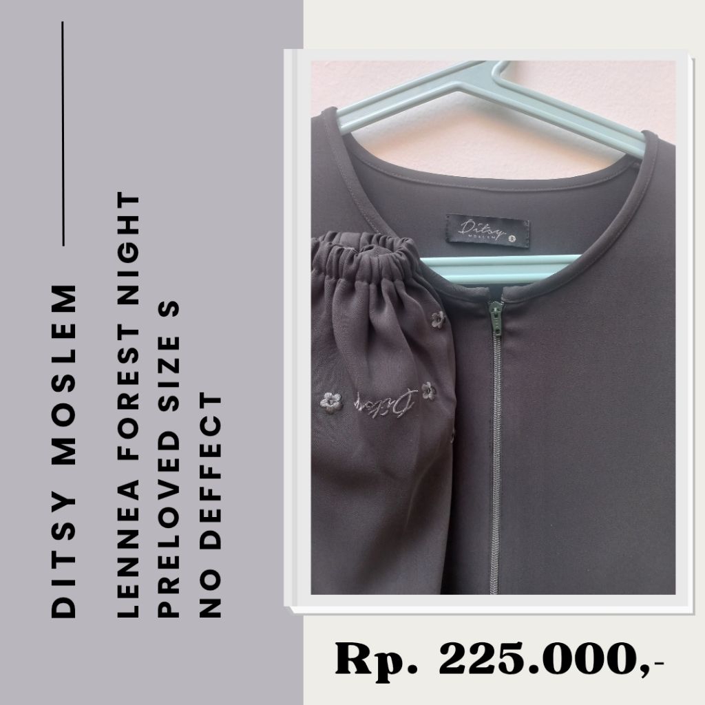 Ditsy Moslem Preloved Lennea Forest Night S Ditsyofficial