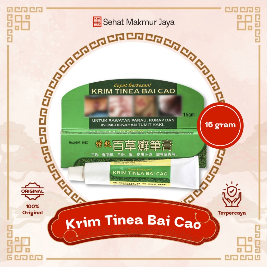 Krim Tinea Bai Cao Isi 15g - Cream Tinea Bai Cao