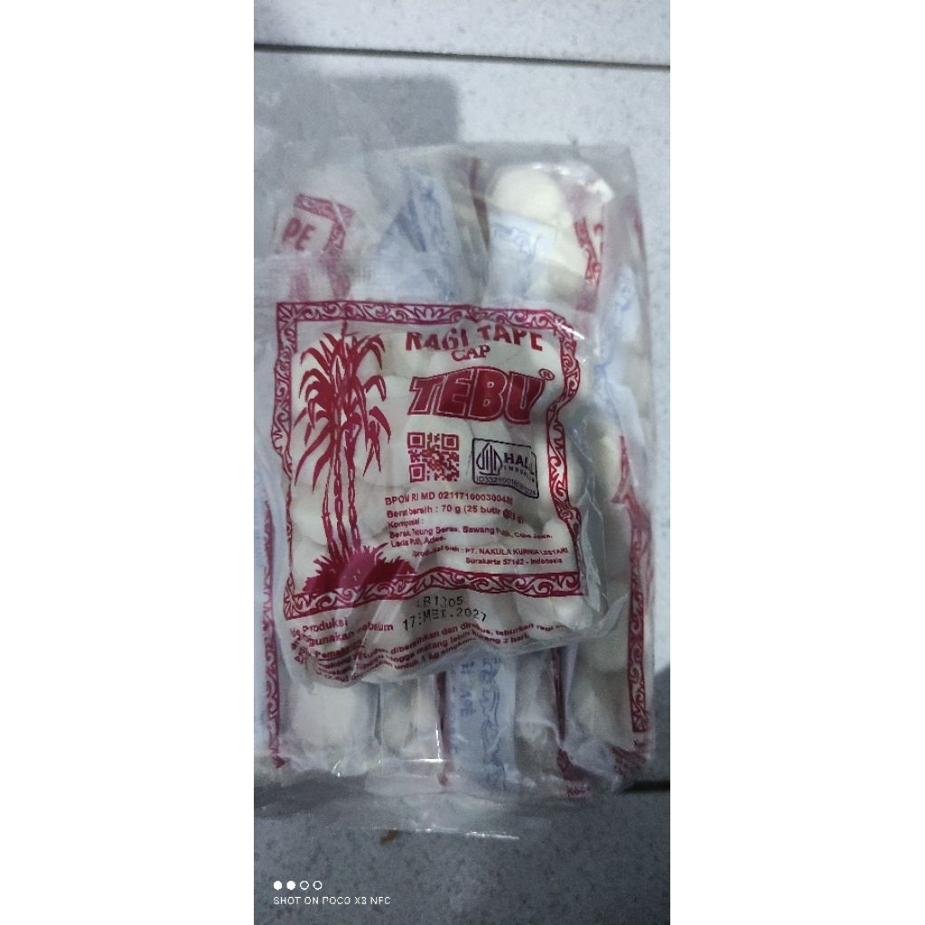 TERMURAH RAGI TAPE CAP TEBU MANIS UNTUK SINGKONG KETAN TAPE PAKAN SEMUT JEPANG KUALITAS TERBAIK