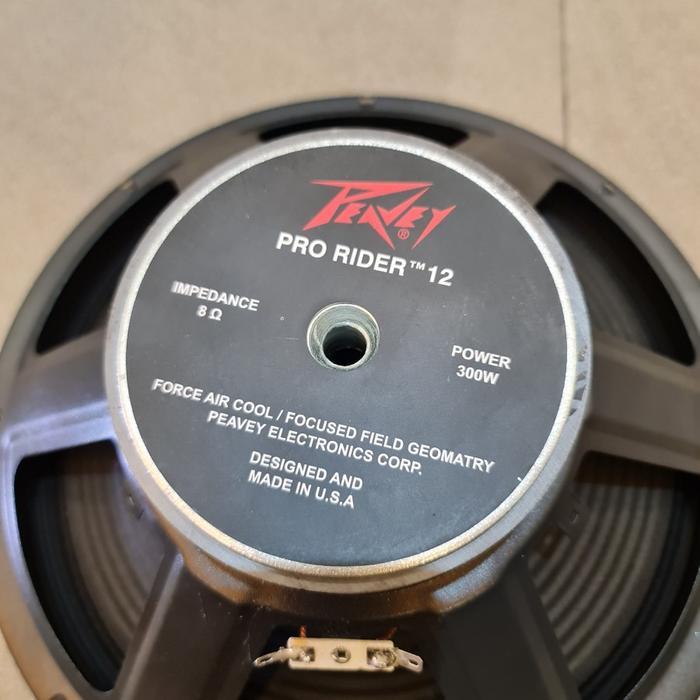 SPEAKER WOOFER PEAVEY 12 INCH PRO RIDER  300 WATT FULLRANGE MID LOW 8 OHM GOOD QUALITY