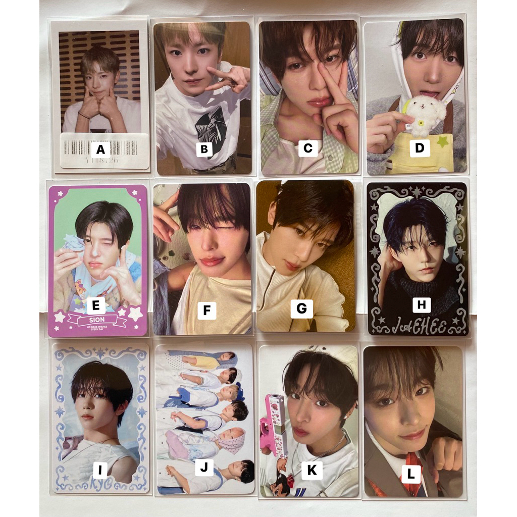Official Photocard Yushi Sion Riku Jaehee Ryo pc yushi nct wish