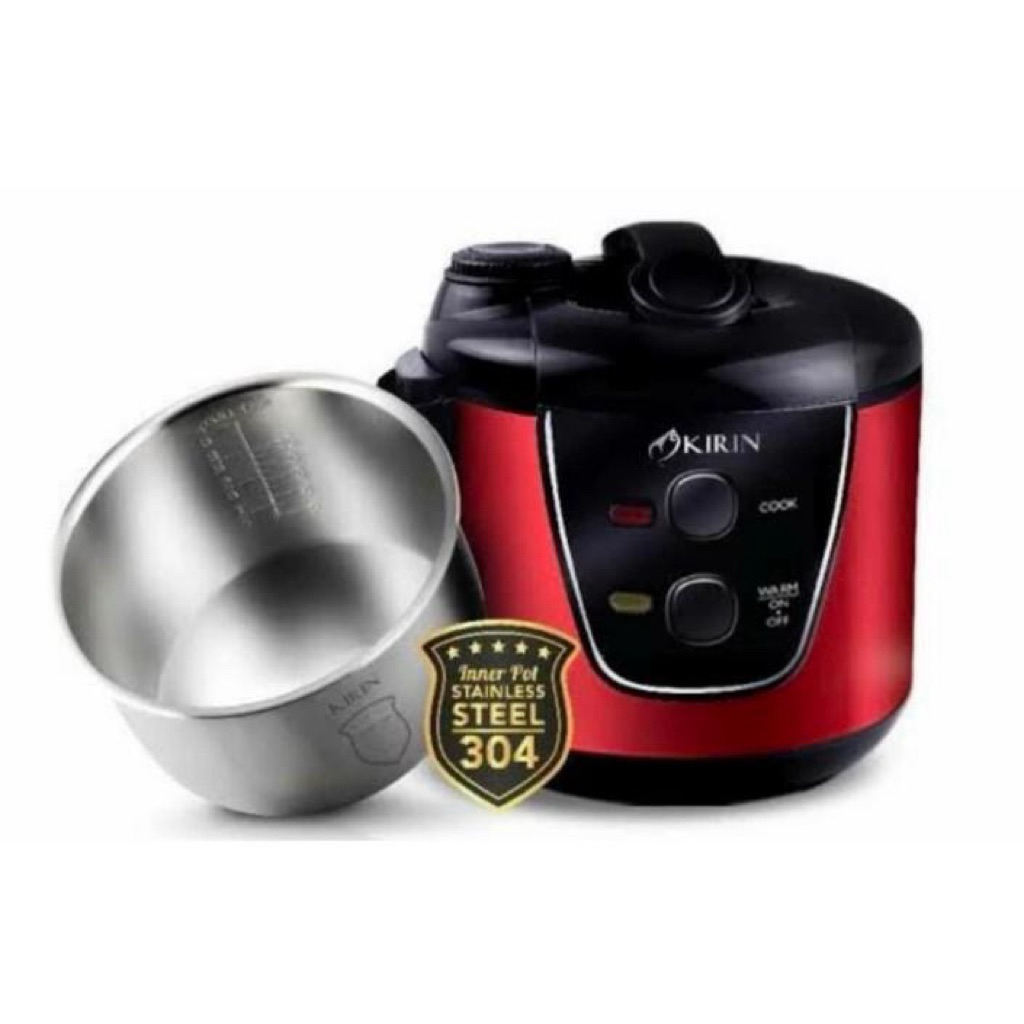 RICE COOKER KIRIN KRC 389 - MAGIC COM KIRIN STAINLESS STEEL - KIRIN MAGIC COM PANCI STAINLESS - MEJI