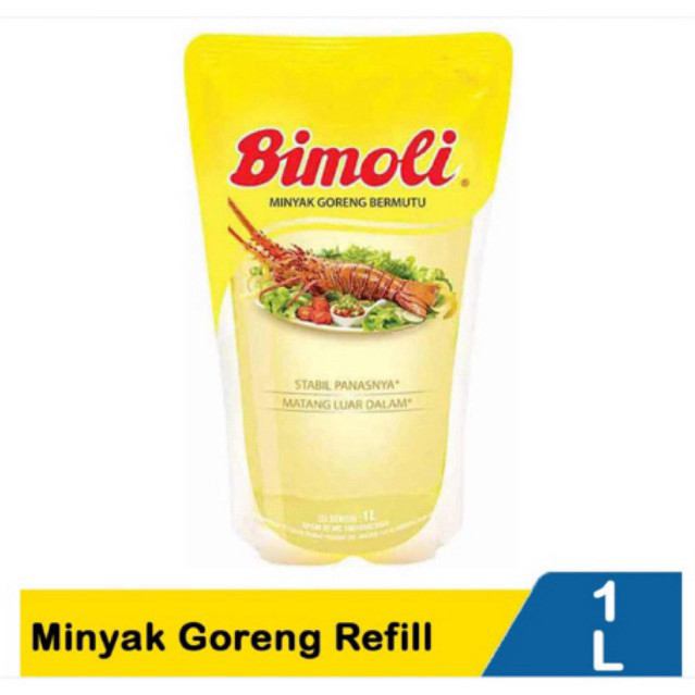 Minyak Goreng Sawit Premium Bimoli 1 Liter 2 Liter Refill Pouch Special Biasa Botol