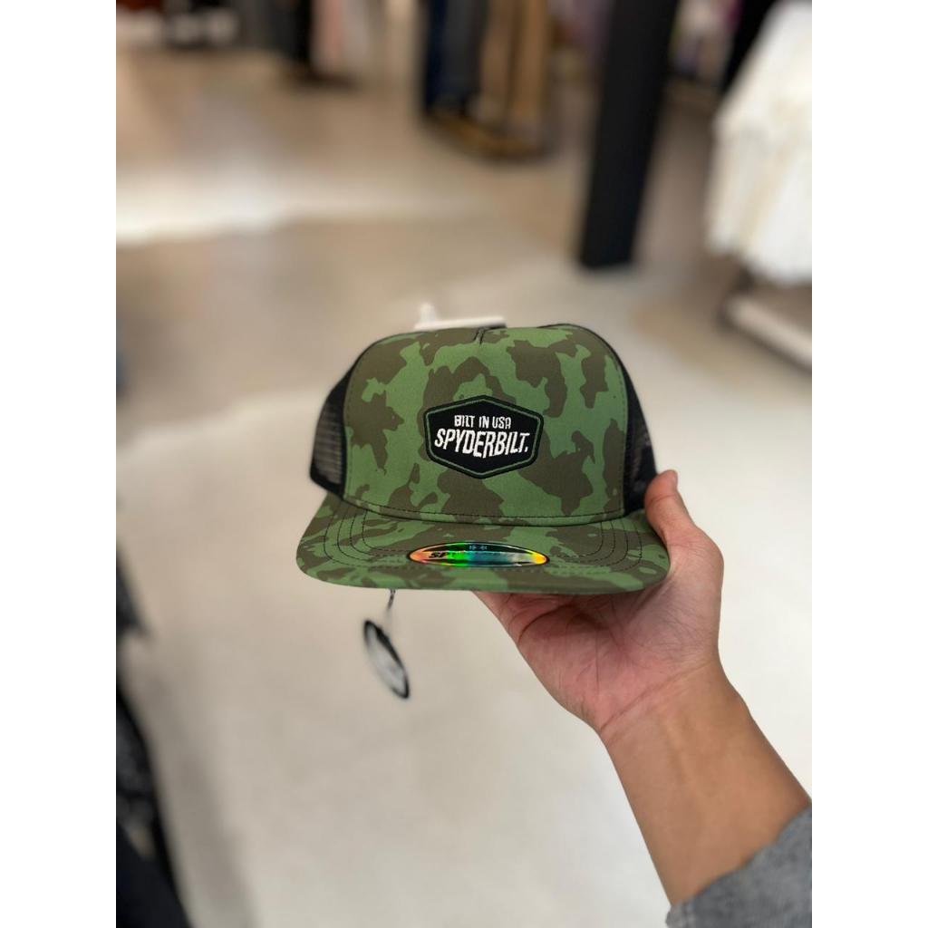 Topi Spyderbilt Original Army Camo