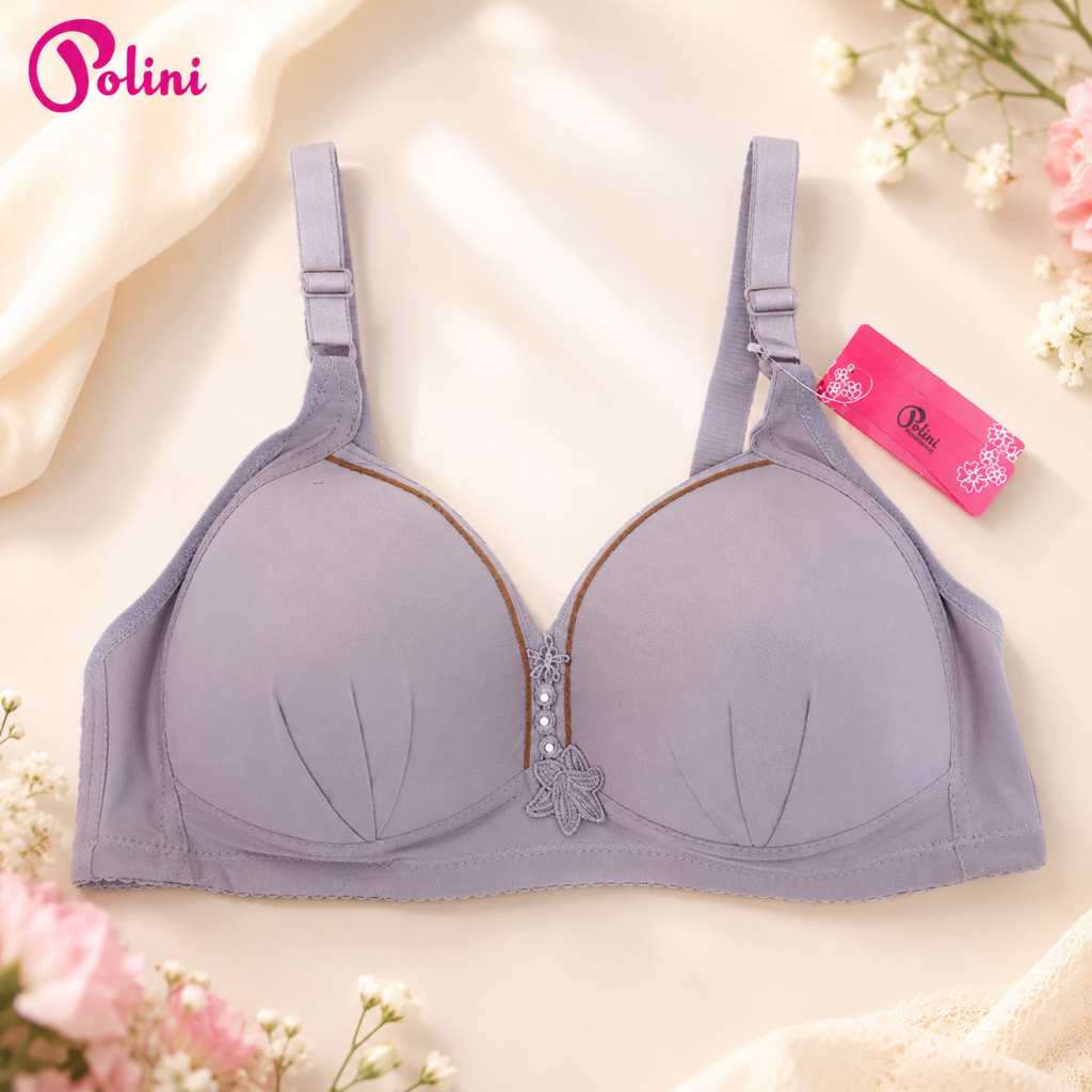POLINI Bra Push Up Wanita Tanpa Kawat Cup Jumbo Bh Polini Best Quality 615