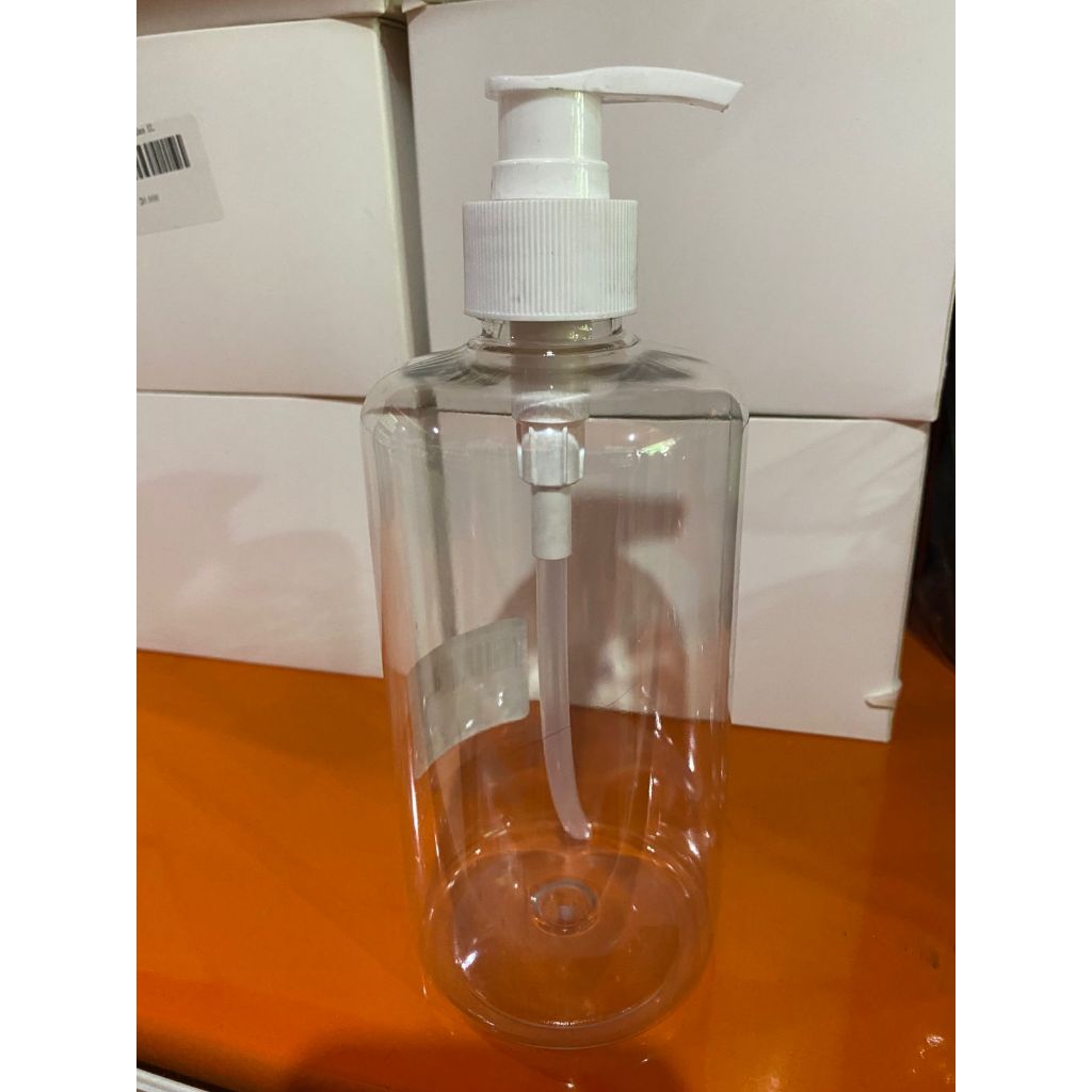 BOTOL SABUN CAIR PUMP 500 ML PET BENING / BOTOL PUMP 500 ML