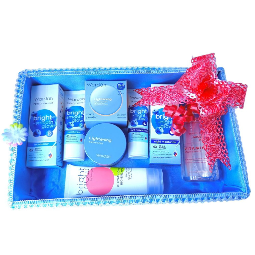 Paket Seserahan Wardah terbaru lengkap / Seserahan Skincare dan Makeup Lengkap Wardah
