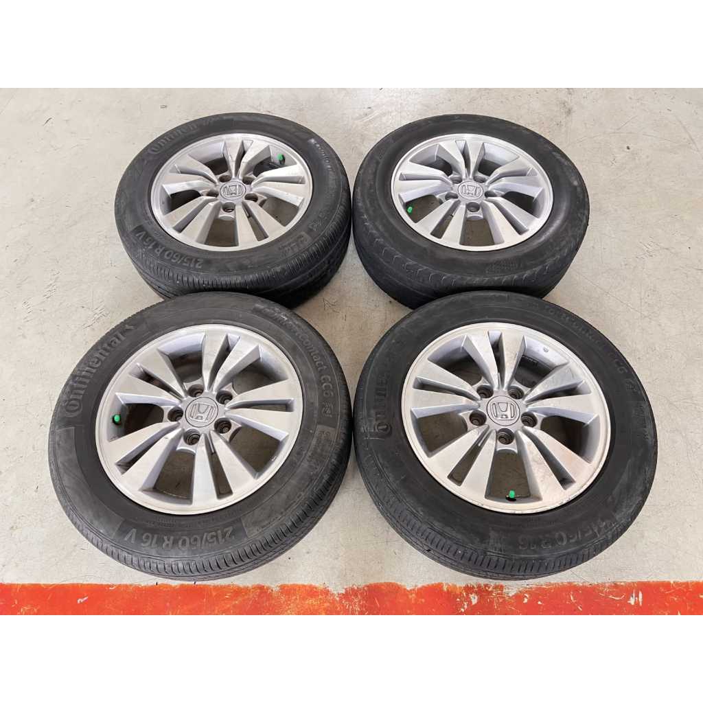 Velg Bekas Oem Honda Accord R16 + Ban Bonus Continental 215 60 R16
