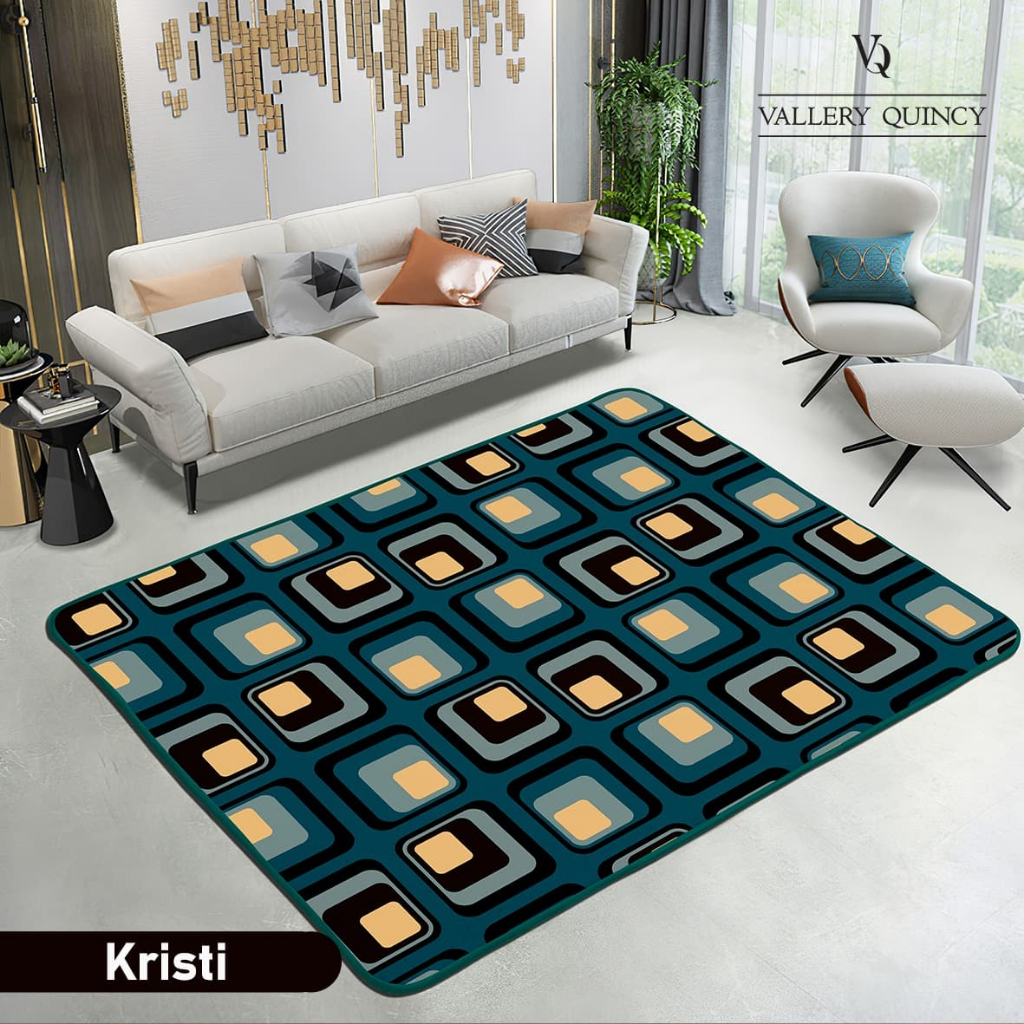 Karpet Malaysia merk Vallery Quincy Motif uk230x190 (JUMBO) Murah Lembut