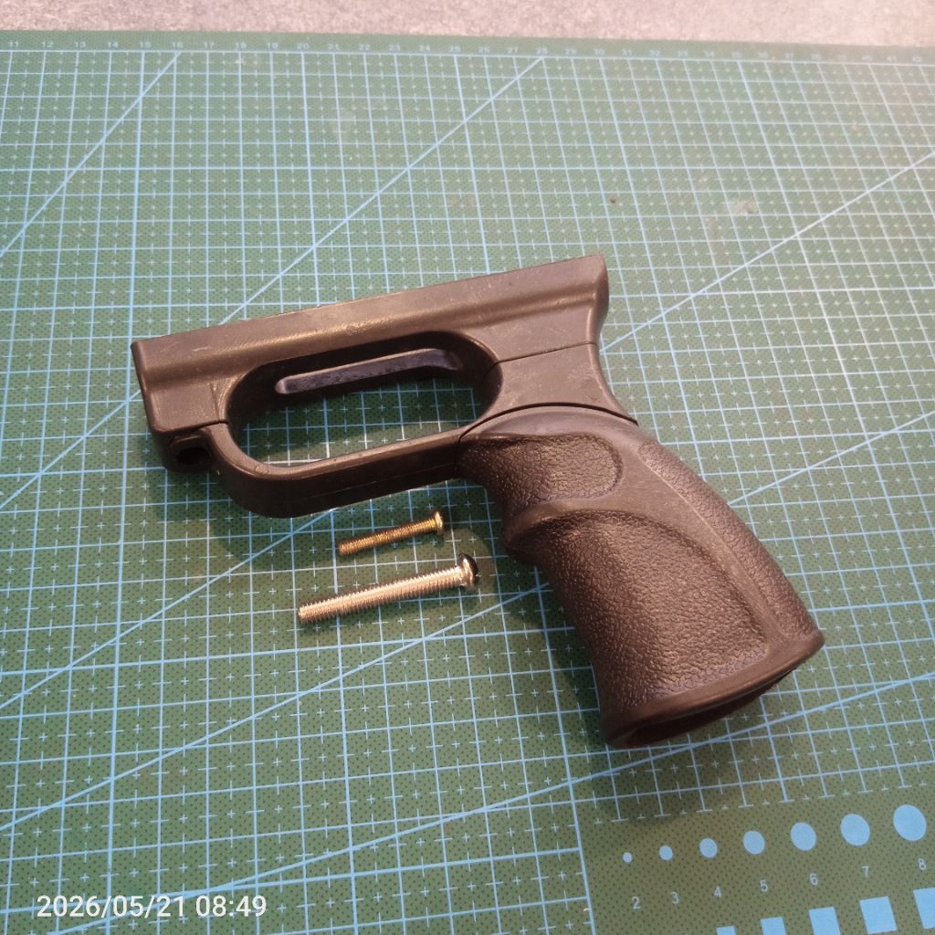 grip trigger ketapel bahan plastik abs model bongkar pasang